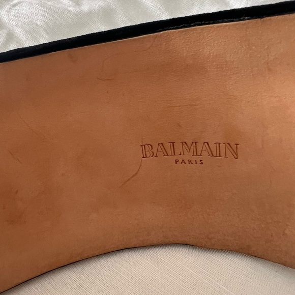 Balmain Velvet Leather Waist Belt – 100% Authentic - Picture 11 of 13